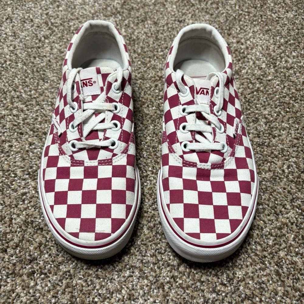 Vans Women’s Checkered Sneakers Size 6 - Picture 3 of 9